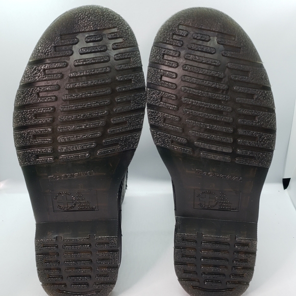 Dr. Martens 1460 Pascal Faux Fur Lined Lace Up Boots Black Leather Women Size 8 - Picture 9 of 12